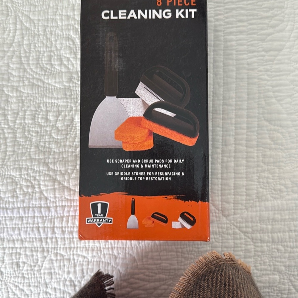 8-Piece Cleaning Kit for Griddle Maintenance